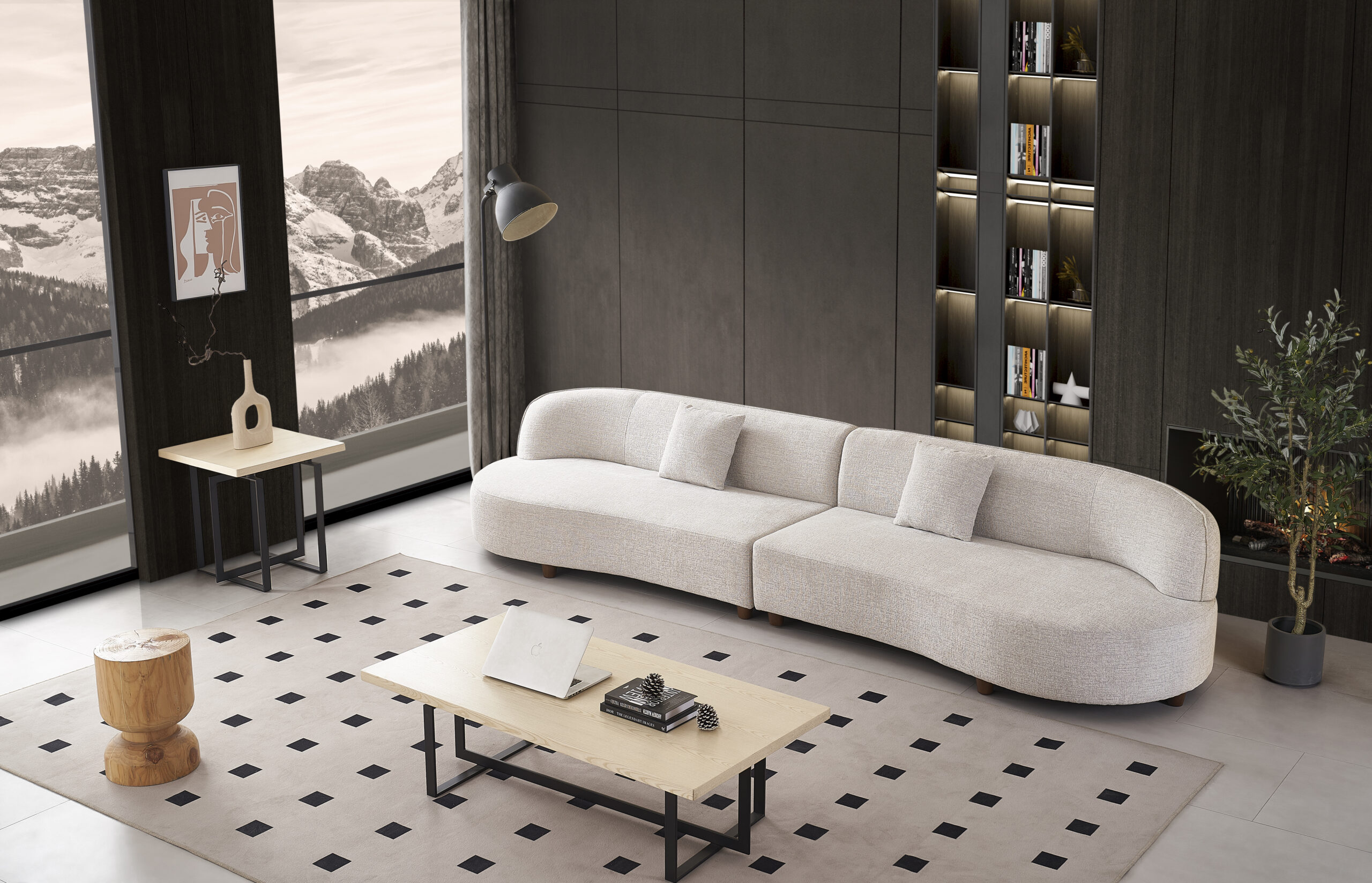 伊莱斯沙发8-00059 Y90 - Image 1